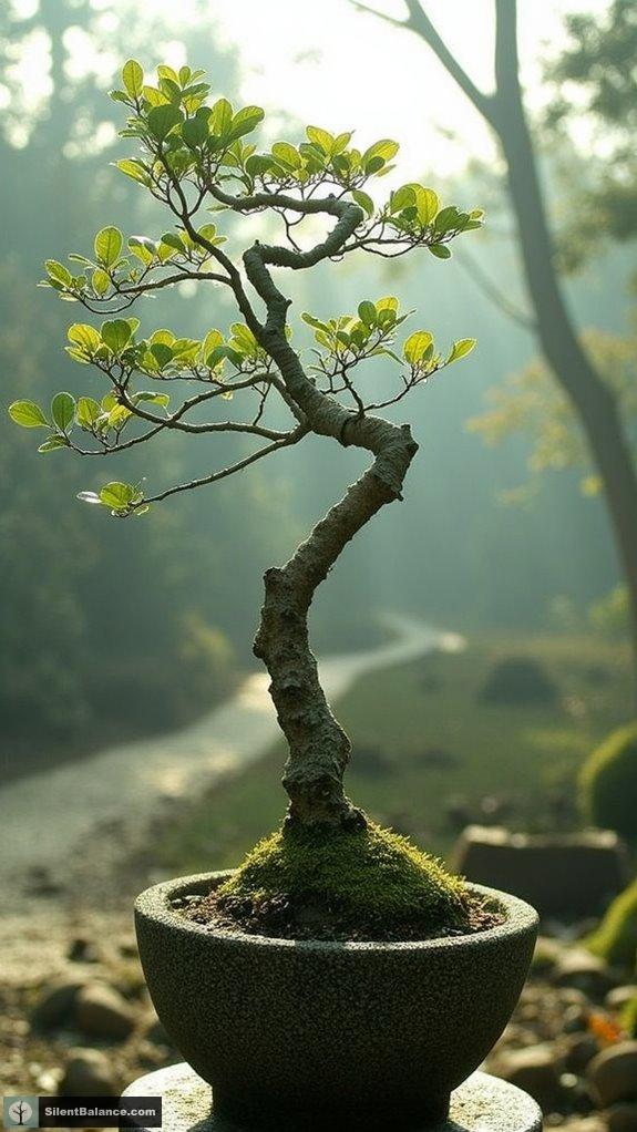 bonsai symbolizes harmony and patience