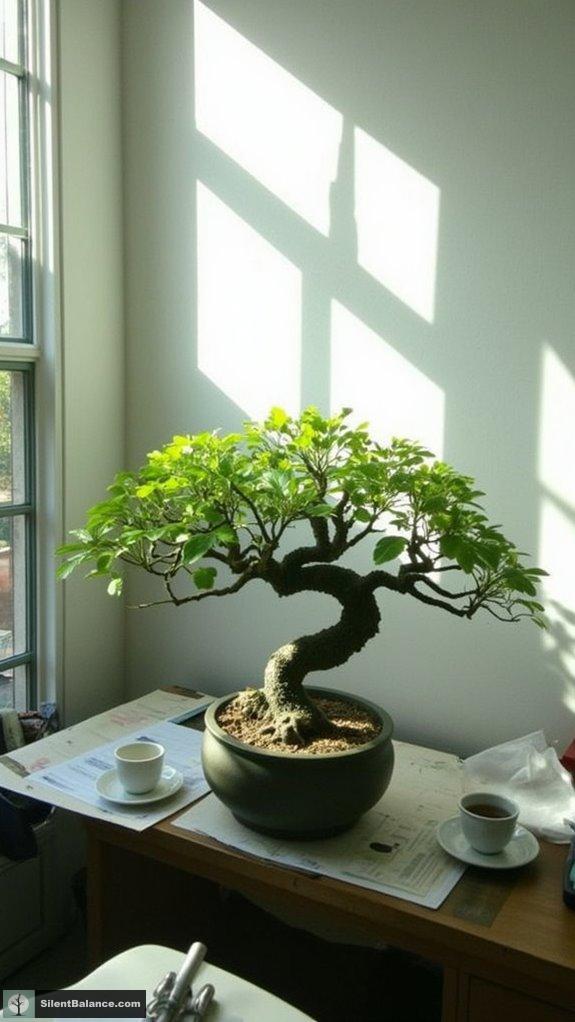 bonsai symbolizes patience and resilience