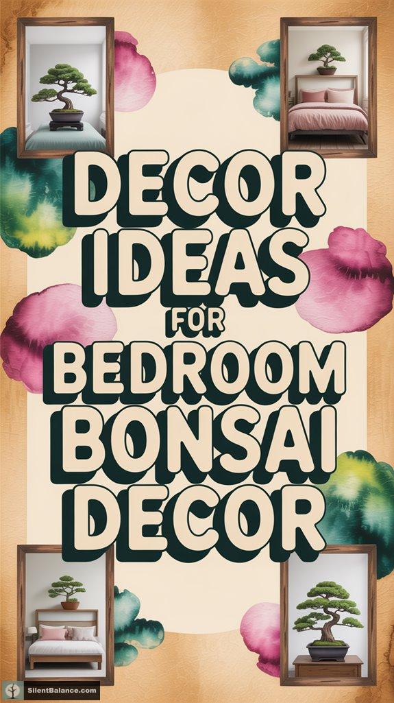 bonsai themed bedroom decor ideas