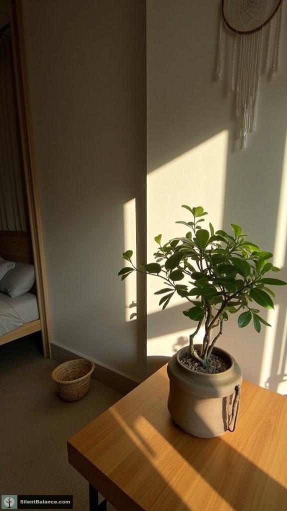 bonsai tranquility bedroom decor