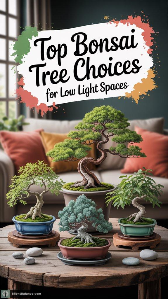 bonsai trees for low light