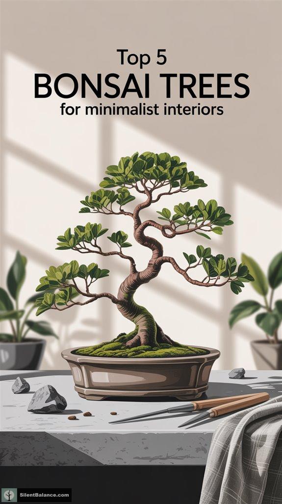 bonsai trees for minimalism
