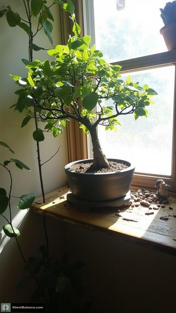 bonsai trees symbolize balance