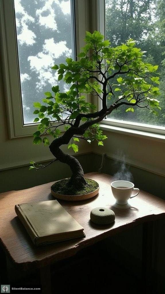 bonsai trees symbolize balance