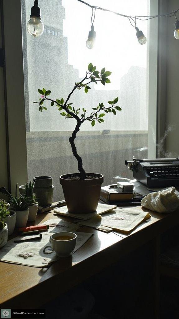 bonsai trees symbolize tranquility