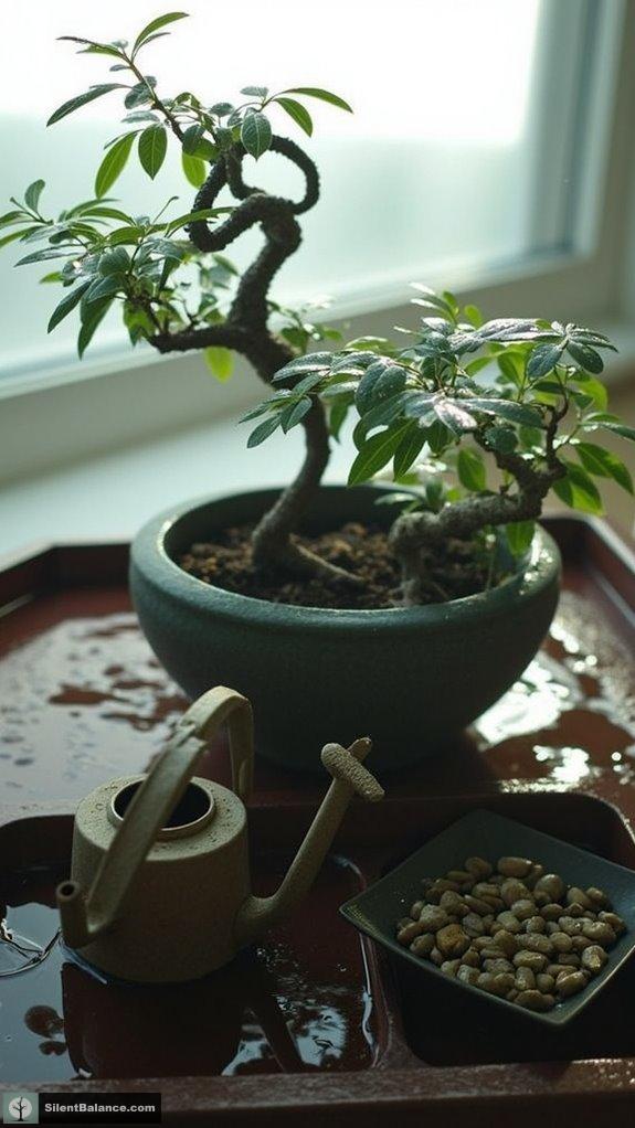 bonsai watering and humidity tips