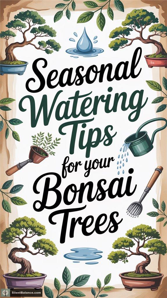 bonsai watering seasonal guidance