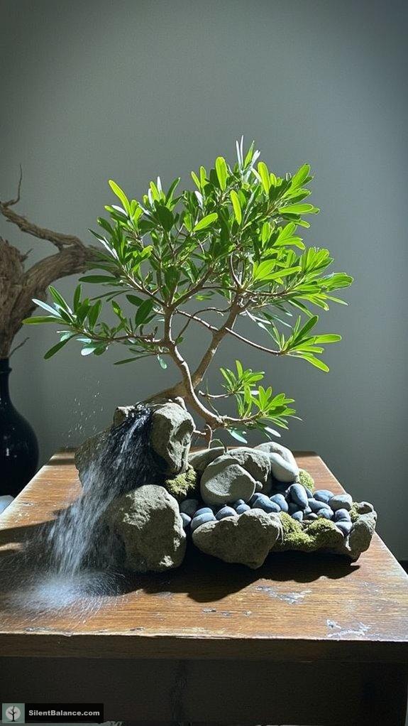 bonsai with natural elements