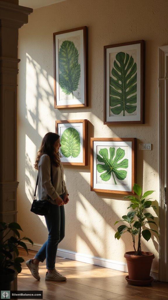 botanical art in unconventional spaces