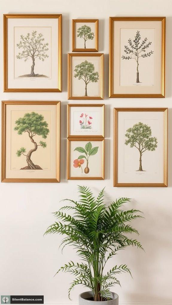 botanical prints vintage decor