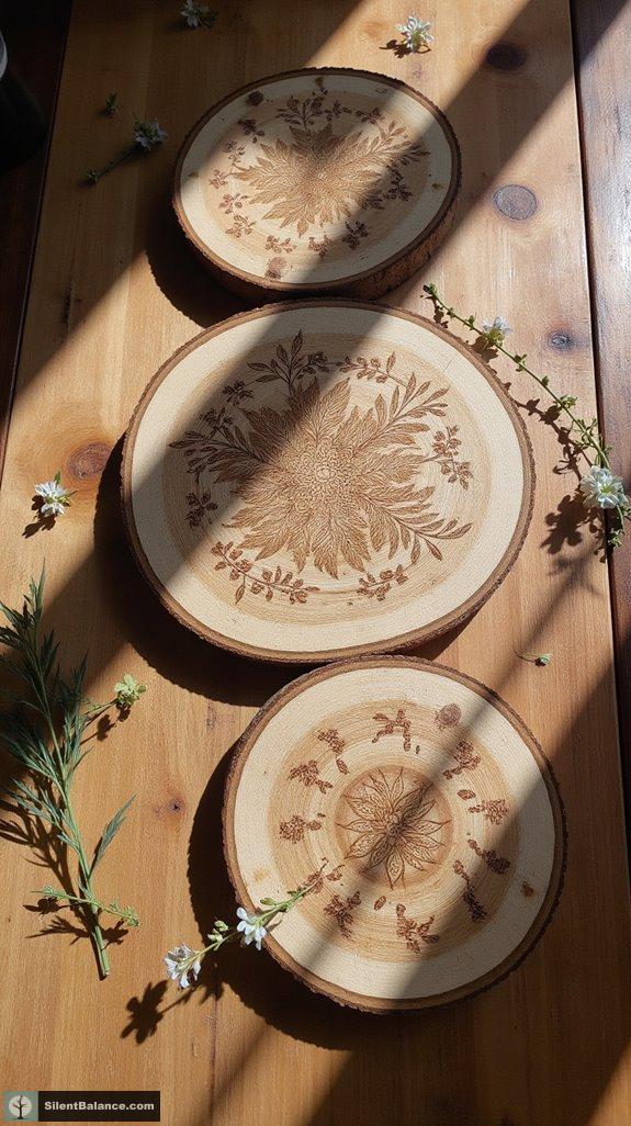 botanical pyrography art projects