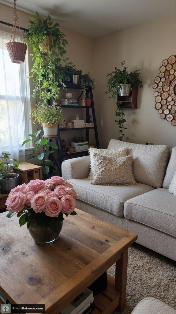botanical symbolism enhances decor