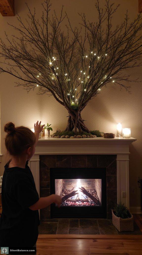 branch clusters as decor