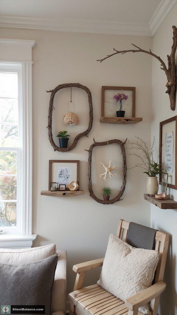 branch gallery wall ideas