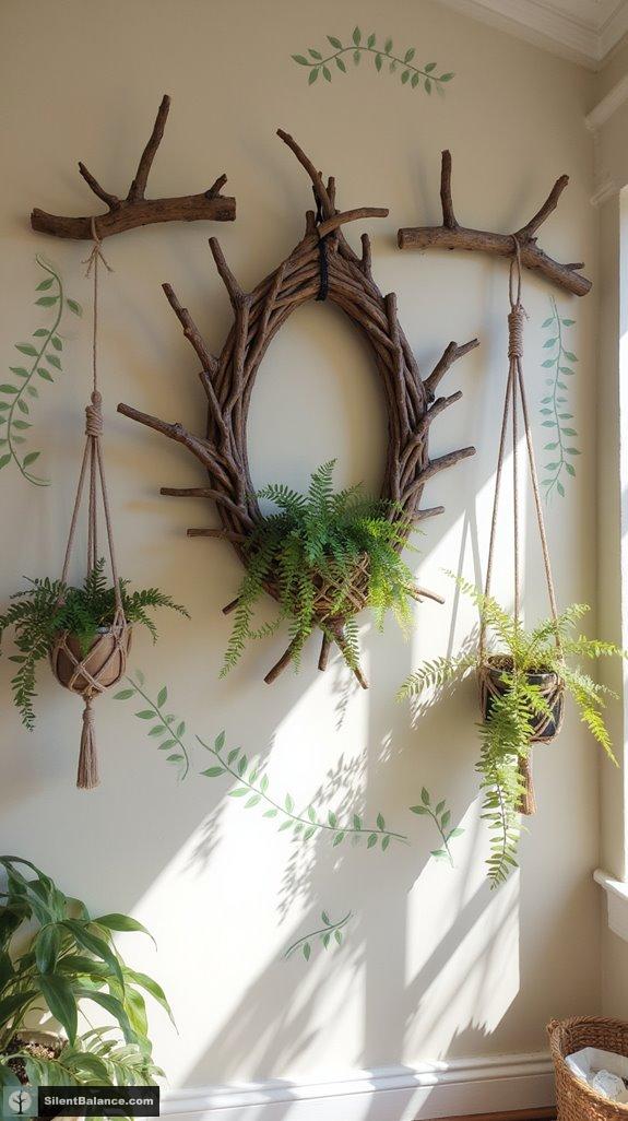 branch inspired natural wall decor
