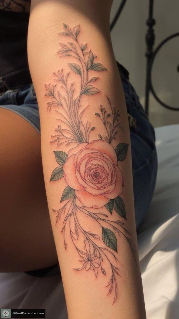 breathtaking floral tattoo designs