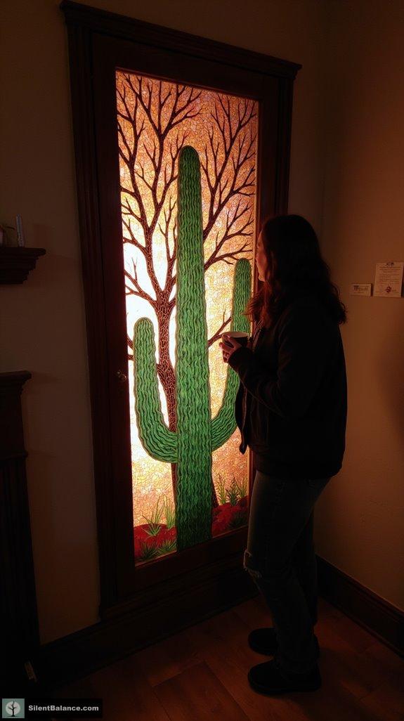 breezy cactus cutout decor