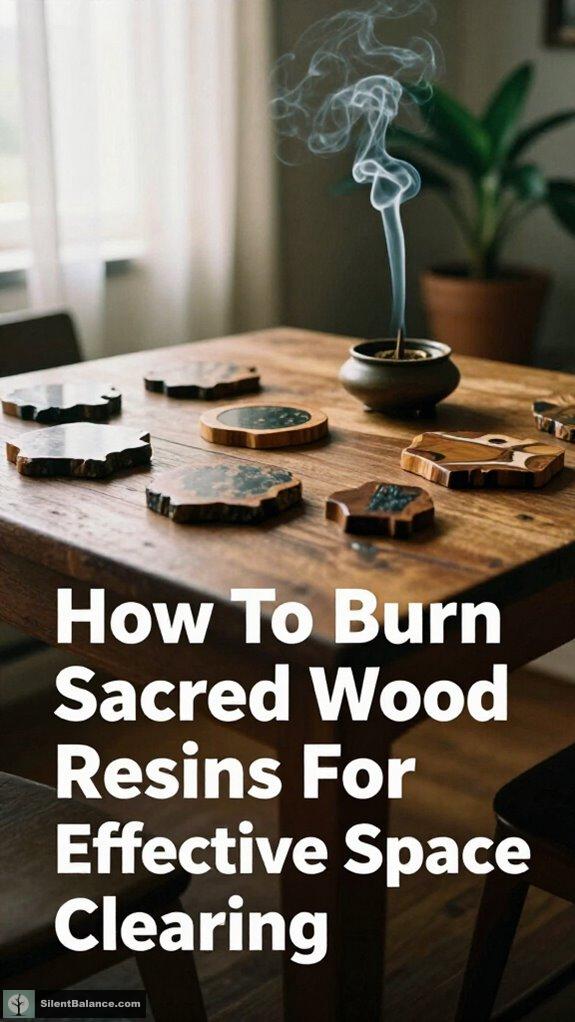 burning sacred resins effectively