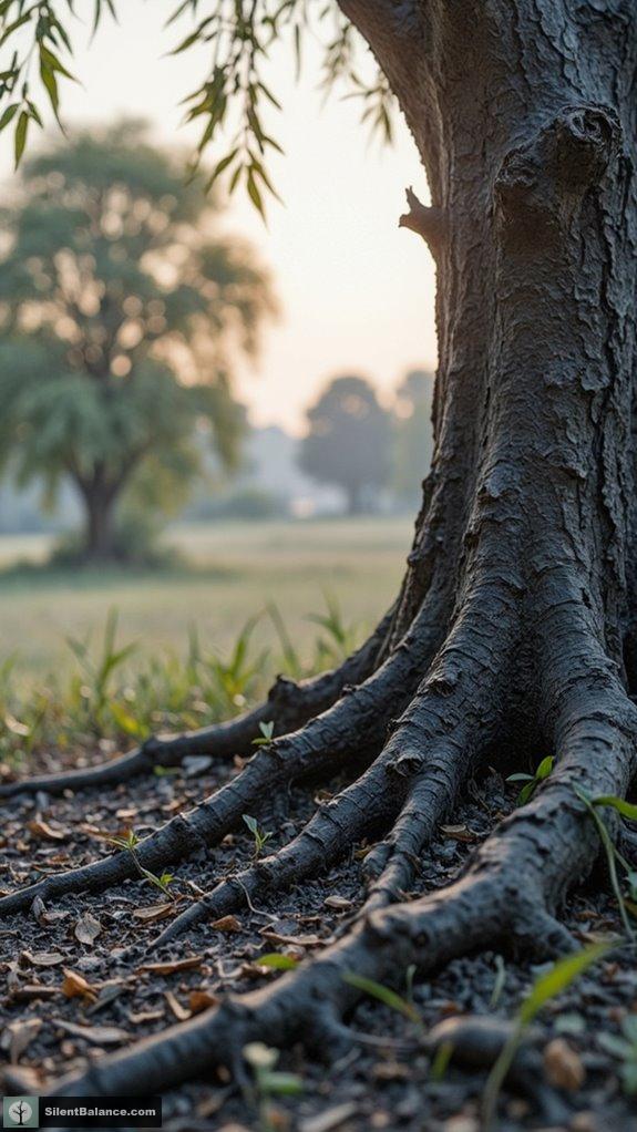 burning trees symbolize transformation