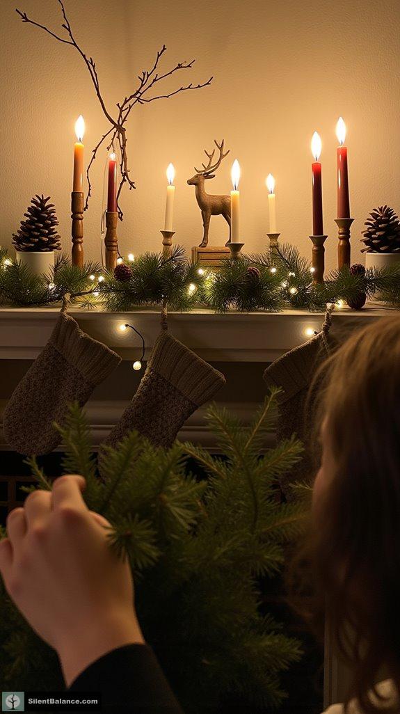 candlelight creates cozy ambiance