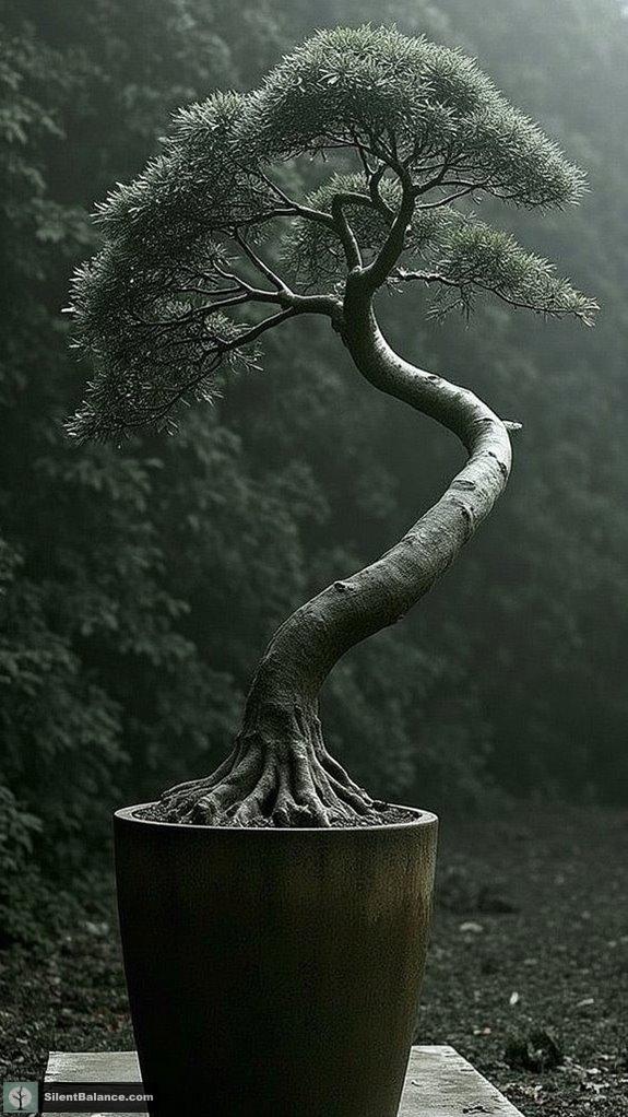 cascade bonsai dramatic beauty