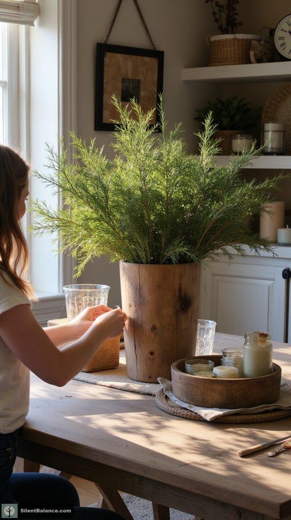 cedar decor symbolizes strength