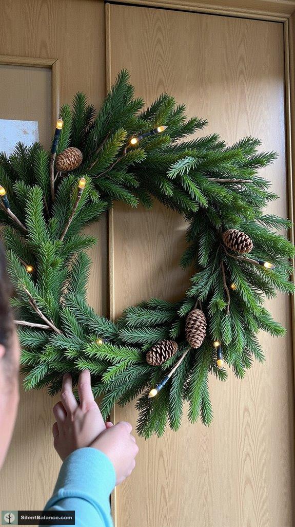 cedar grapevine wreath charm