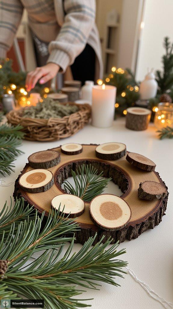 cedar ring holiday decor