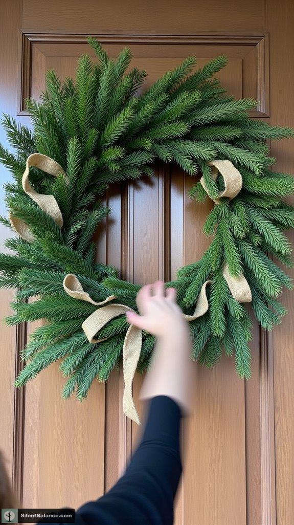 cedar wreath rustic charm