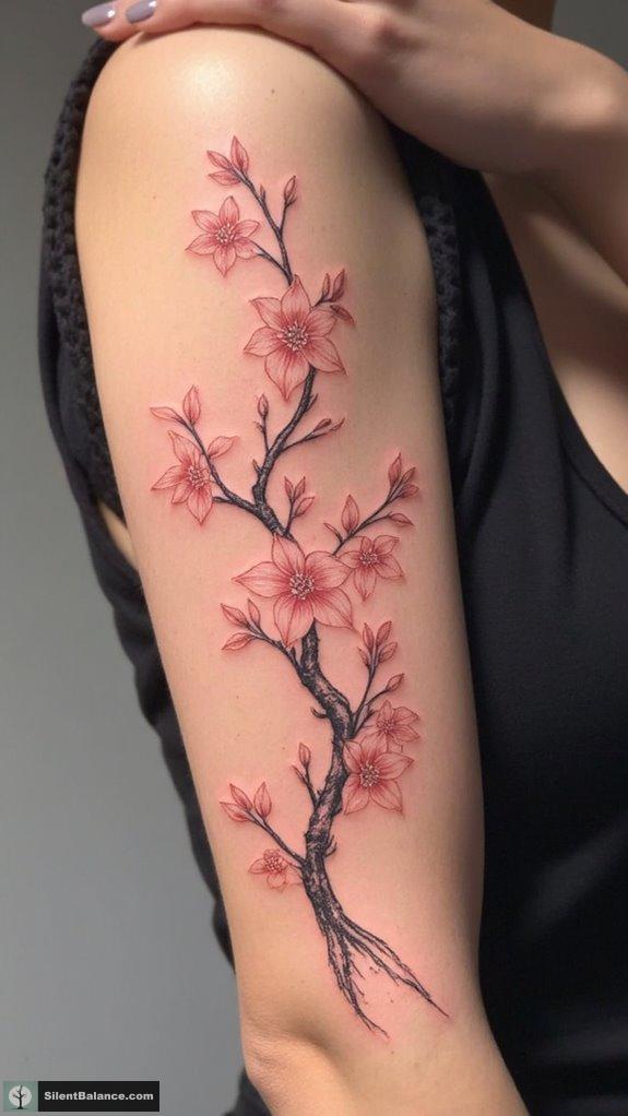 cherry blossoms symbolize strength