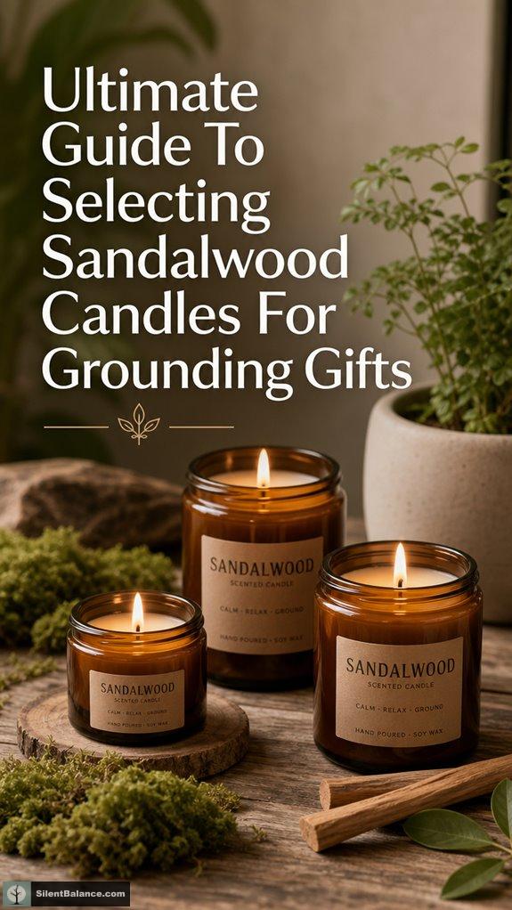 choosing grounding sandalwood candles