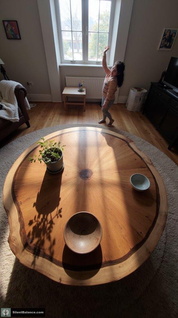 circular minimalism enhances decor