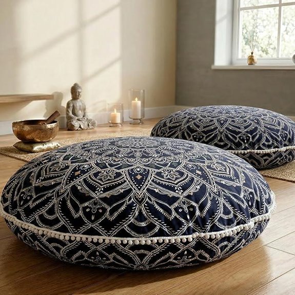 Codi Meditation Cushion Set with Shredded Foam