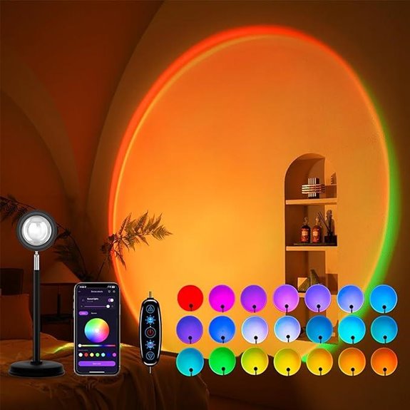 Sunset Projector Lamp with 21 Colors and App Control