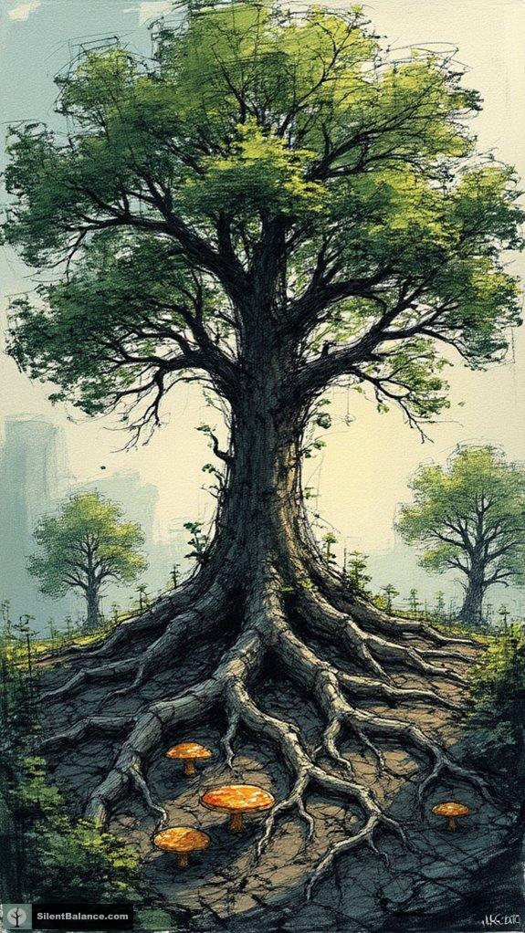 cooperative competition among trees