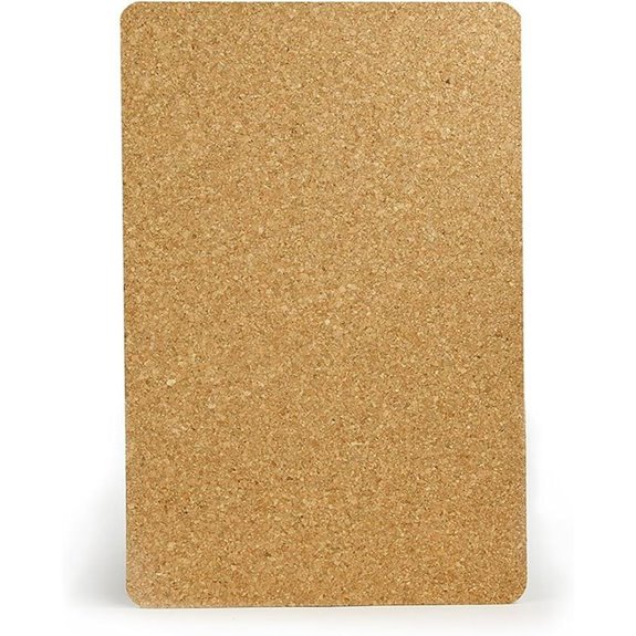 Hygloss Cork Sheets - 12 x 18-Inch - 3 mm Thick Cork Sheets 2 Sheets