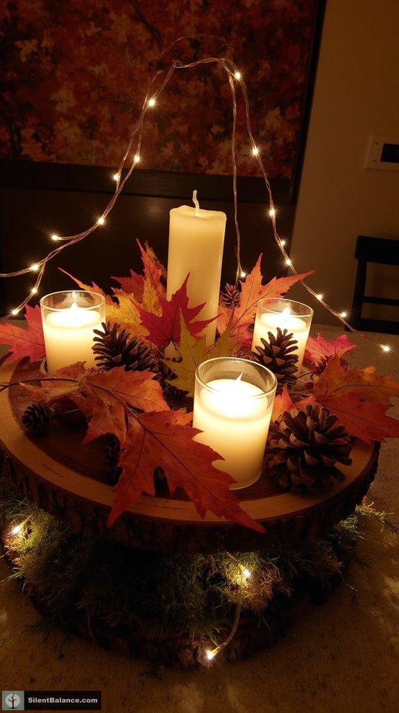 cozy warm flickering lights