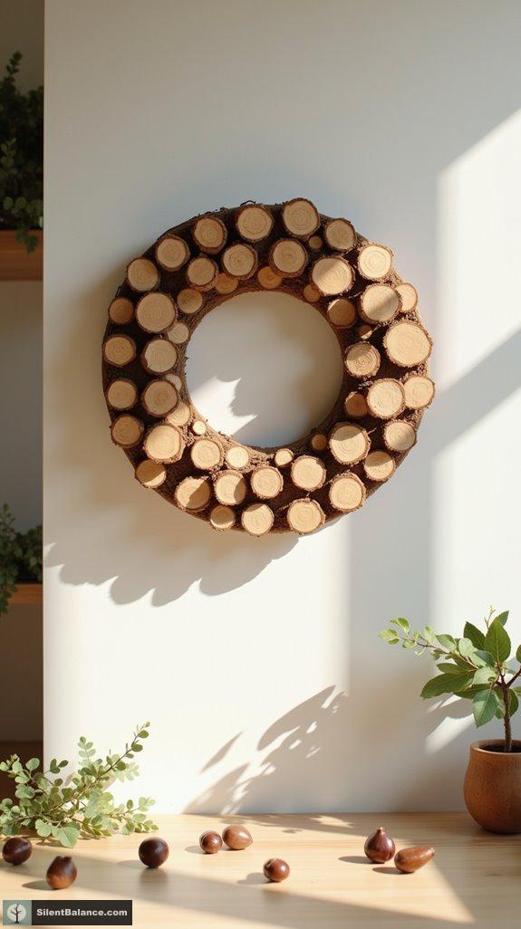 craft acorn wreath project