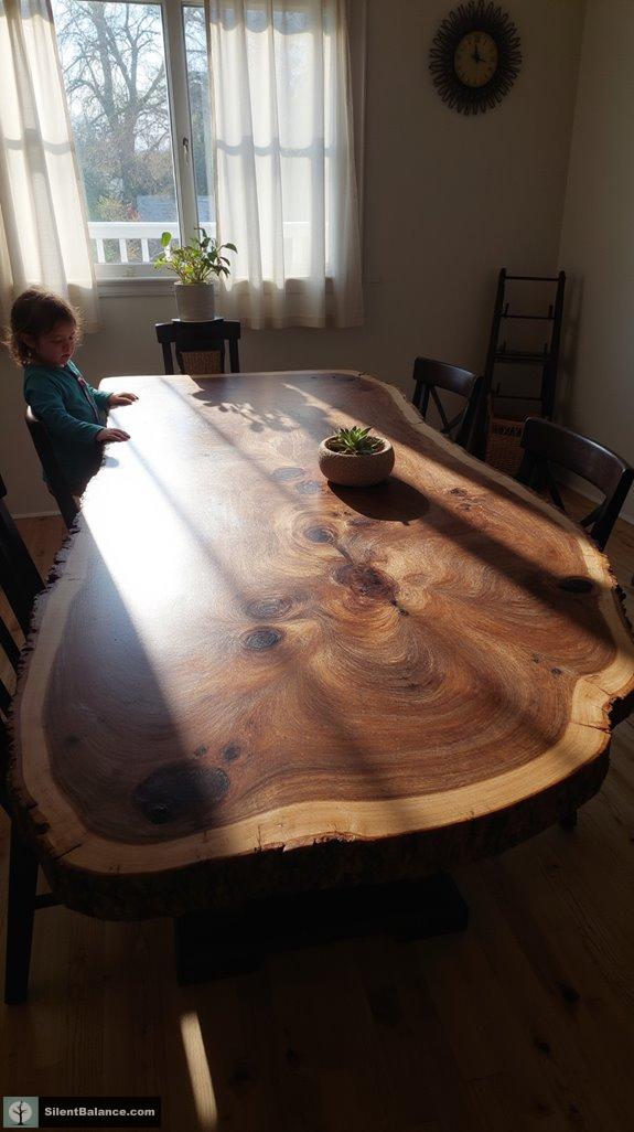 crafting unique tree ring table