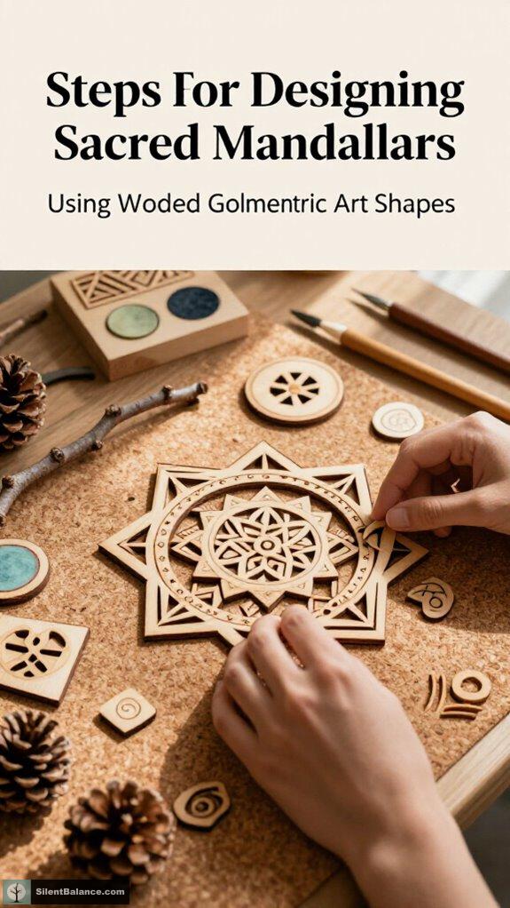 creating sacred wooden mandalas