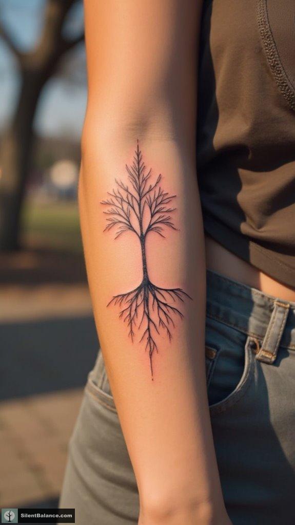 creative tree tattoo designs