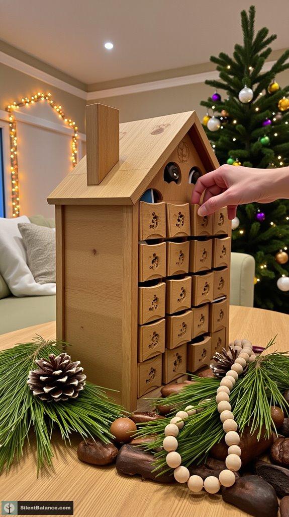 creative wooden advent calendars