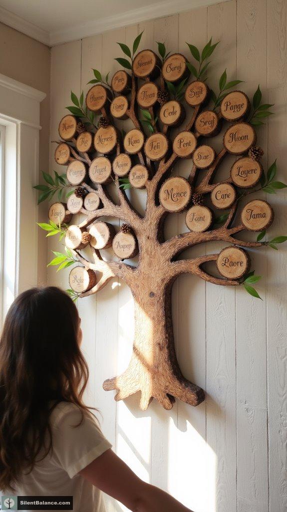 custom family heritage display