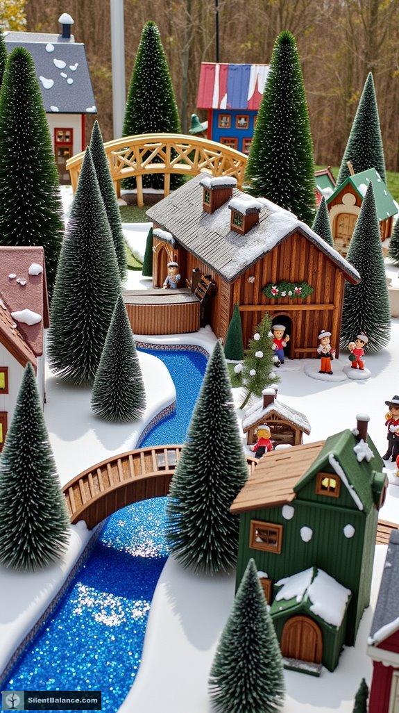 custom wooden village themes
