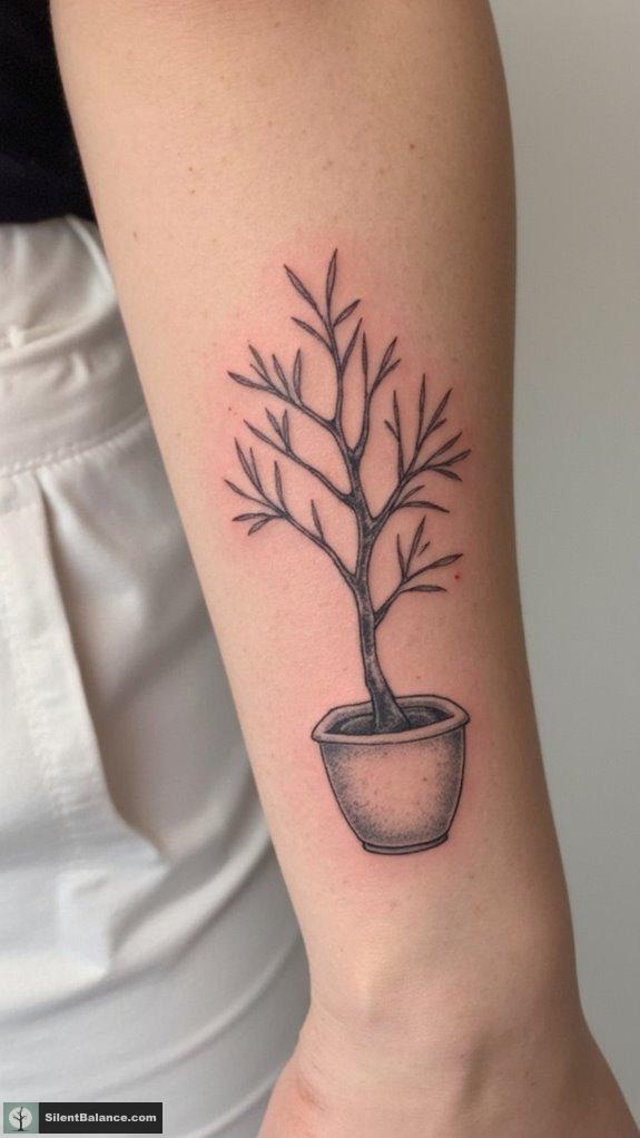 customizable bonsai tattoo masterpiece