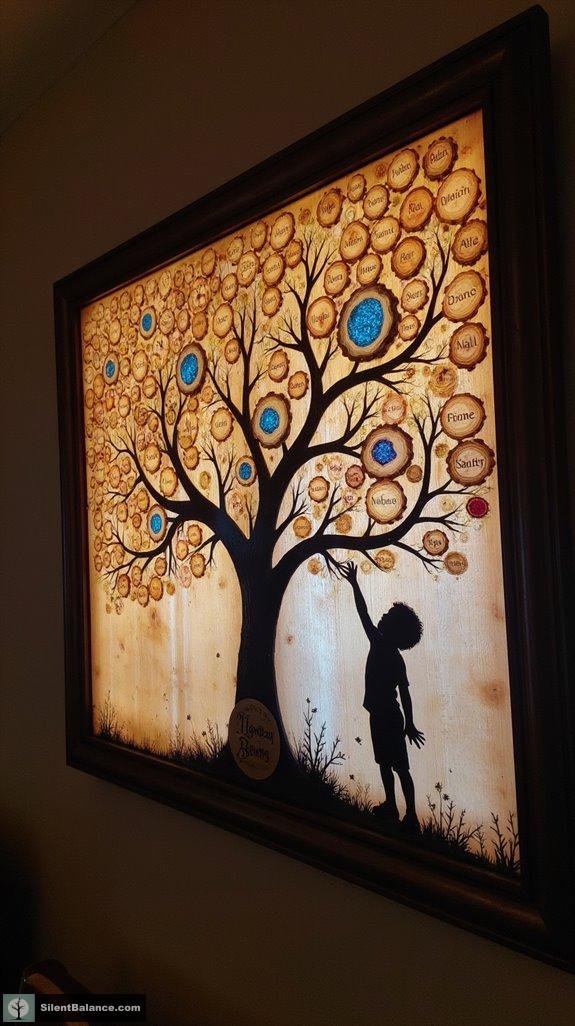customizable family tree art