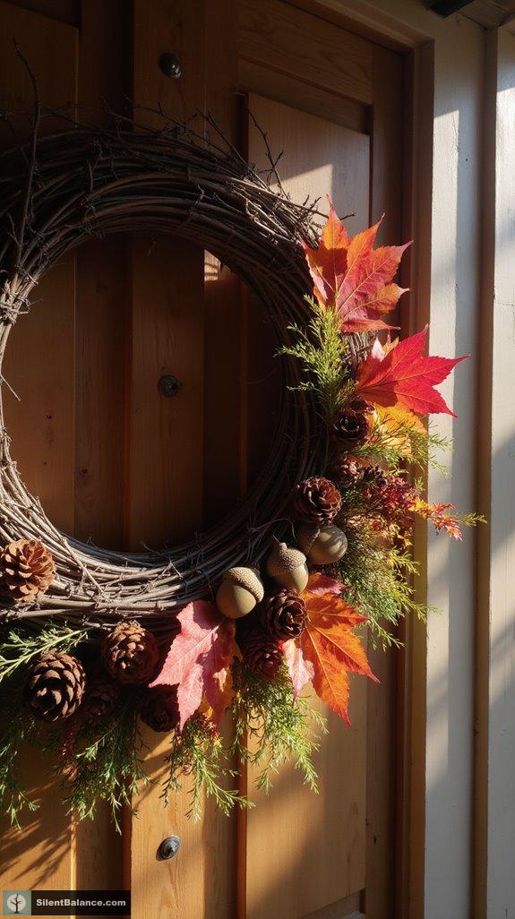 customizable pinecone wreaths unique