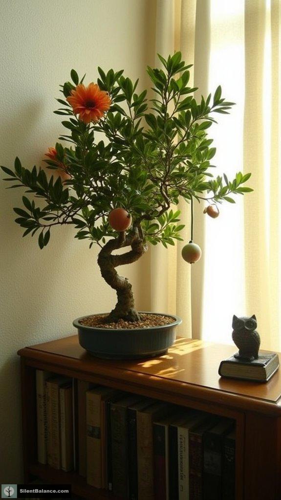 dazzling bonsai fruit tree