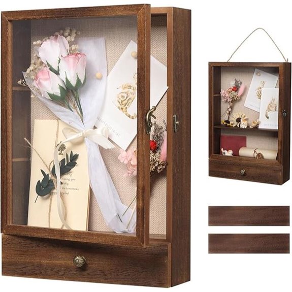 11x16 Deep Shadow Box Frame with Shelves