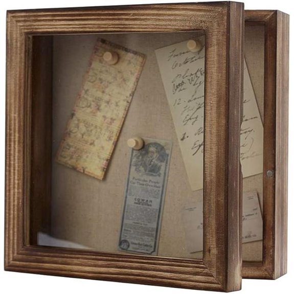 Shadow Box Frame for Memorabilia and Keepsakes